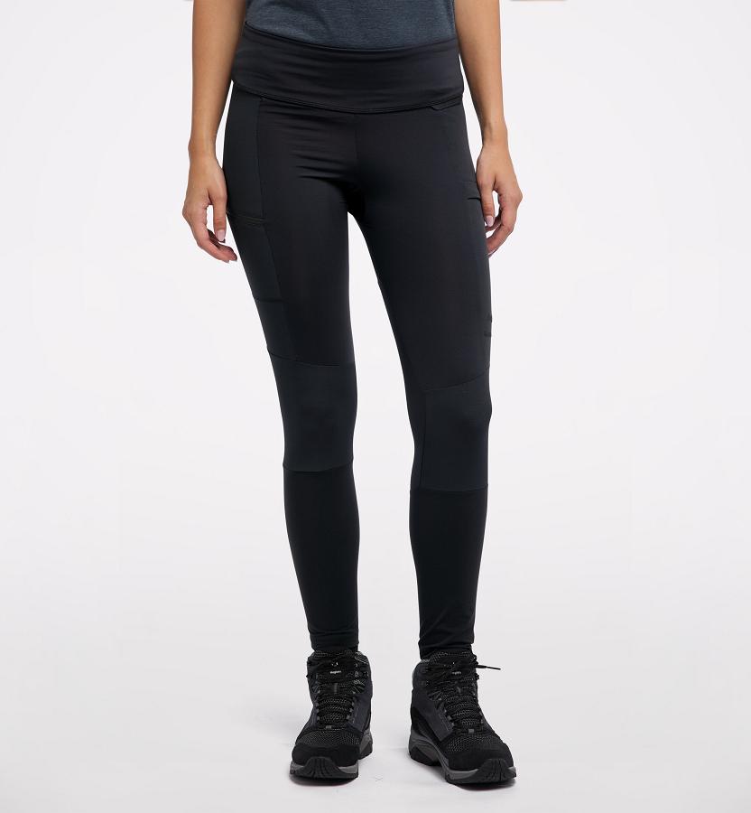 Haglöfs Womens Fjell Hybrid Tights Black New Zealand 02481ANOR